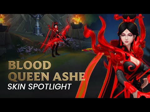 Blood Queen Ashe Custom Skin Spotlight - League of Legends