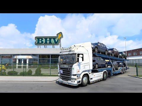 SCANİA R490 /  LE MANS - PARİS | ETS2 #vlog #roleplay #realisticdriving 1.48