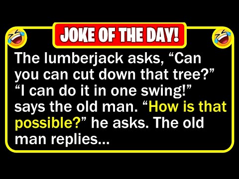 🤣 BEST JOKE OF THE DAY! - An old man applies for a job as a lumberjack, but the... | Funny Jokes