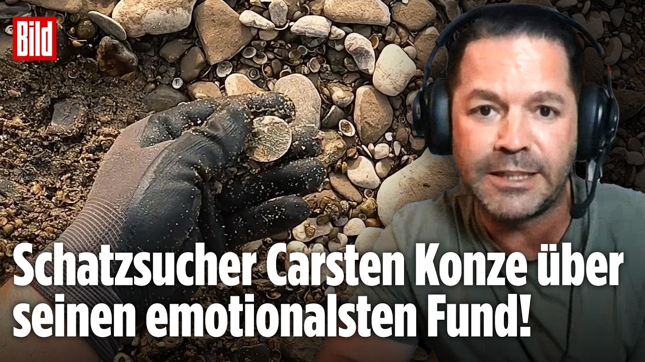 Carsten Konze auf den Spuren der Geschichte: DAS fand er auf Schatzsuche im Rhein
