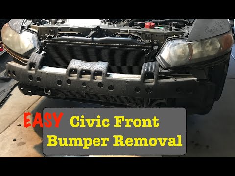 06-11 Civic Coupe Front Bumper Cover Removal