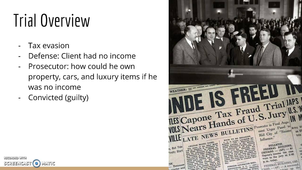 Al Capone Trial - 1931