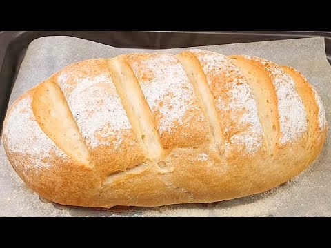 BREAD IN YOUR HOME OVEN! ALWAYS WORKS. A simple recipe for delicious bread!!