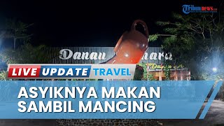 Serunya Sensasi Makan Sambil Mancing di Danau Asmara Sukoharjo, Makin Syahdu Duduk di Pinggir Sawah