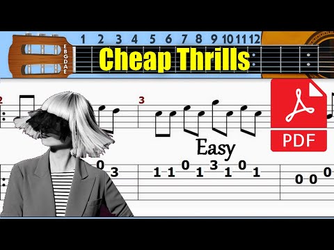 Sia - Cheap Thrills Guitar Tab