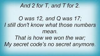 Allan Sherman - Secret Code Lyrics