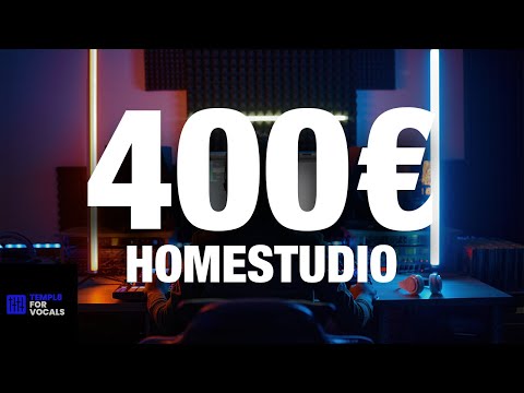 Homestudio für 400€ einrichten (Alles was du brauchst)