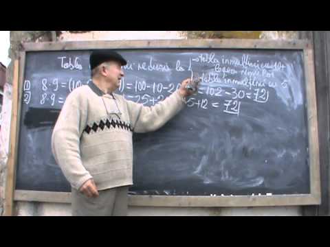 8. Bazele Matematicii: Lectia19 - Tabla Inmultirii pe intelesul tuturor 8/12