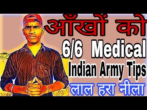 Indian army Eyes Medical Test - [ वरणवंदता ] Test कैसे होता है ?