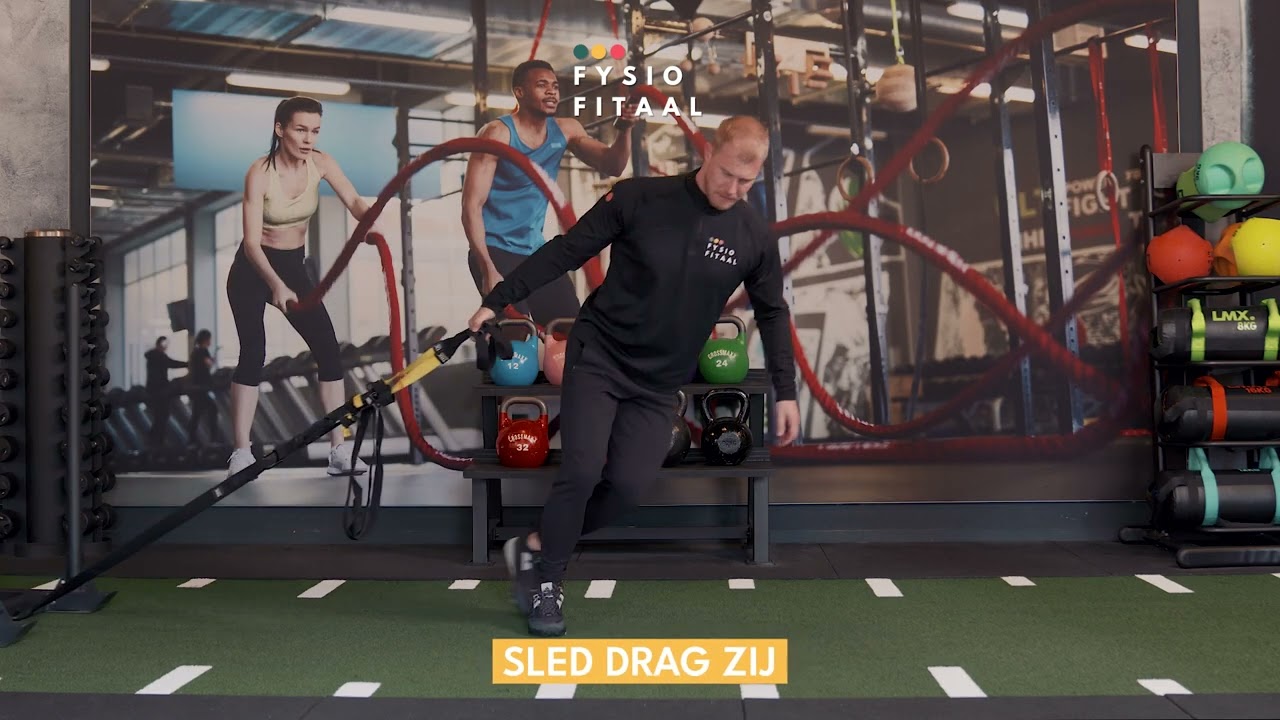 Video thumbnail: Sled drag side