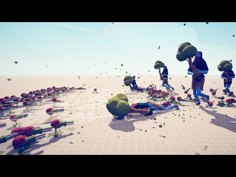 133X Pea Shooter vs Every Unit - Totally Accurate Battle Simulator TABS