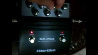Video thumbnail for Fragile Tone's SoundRoom (Hartke VXL Bass Attack Preamp Pedal Test Drive) by Fragile Tone