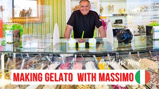 MASSIMO, GELATIERE FIORENTINO in Firenze, Italy. People we meet. video