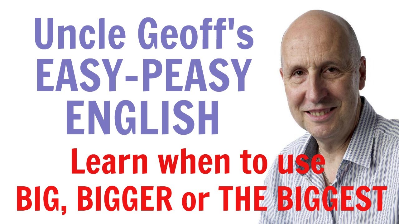 HOW and WHEN to use BIG, BIGGER, THE BIGGEST