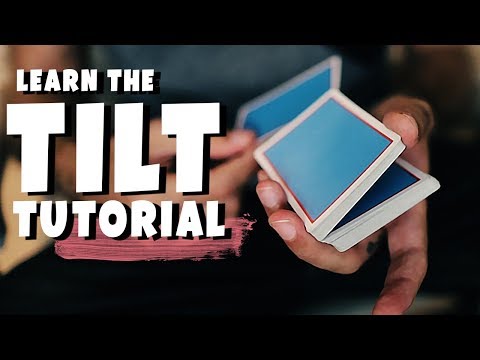 How to Perform the TILT CARD CONTROL- SLEIGHT TUTORIAL