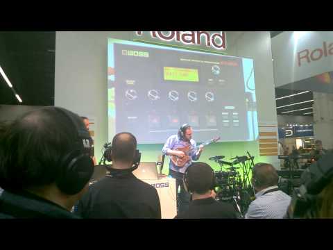 Boss GT-001 Guitar Effects Processor Debut on Musikmesse 2014 in Frankfurt