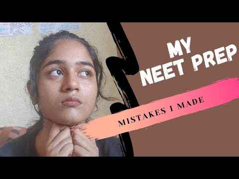 Neet preparation|Mistakes to avoid|mistakes I made