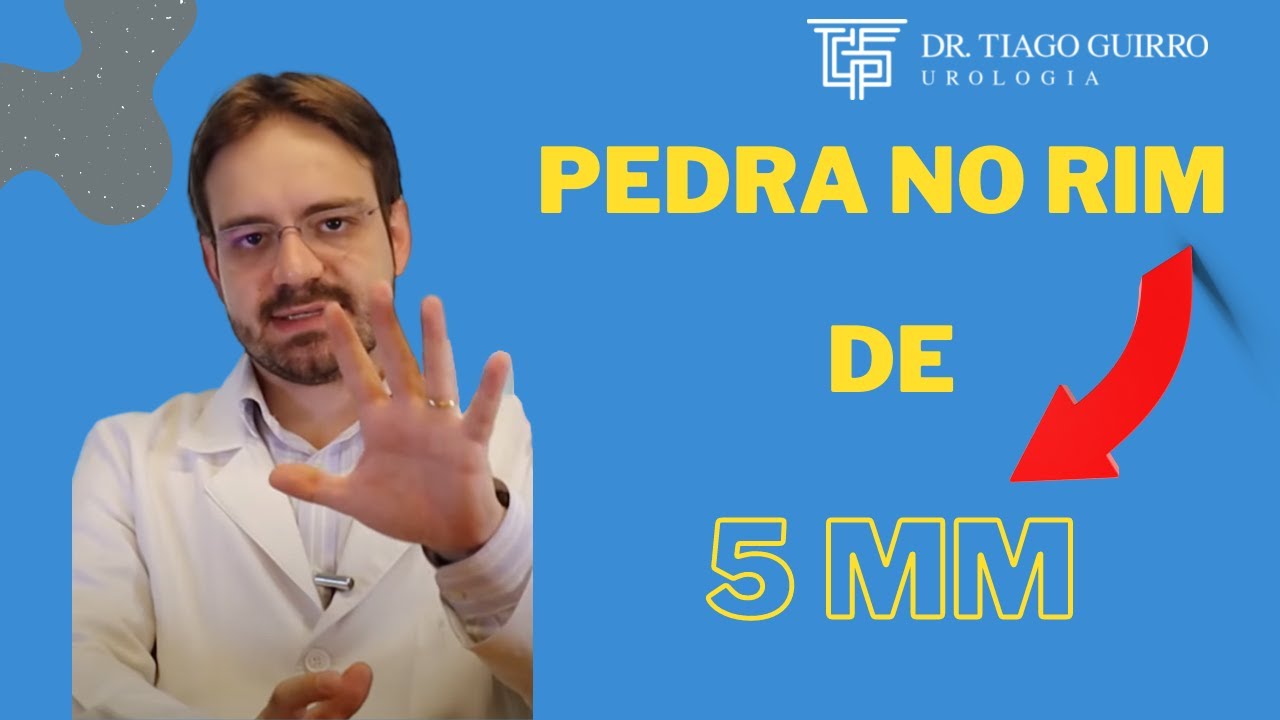 Pedra no rim de 5mm pode ou não sair sozinha