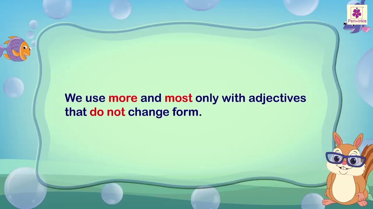 Comparison of Adjectives | English Grammar & Composition Grade 5 | Periwinkle