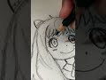 Anya Forger Drawingg Anya Shorts Spyxfamily Mochi