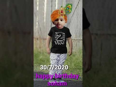 Happy birthday to you soham