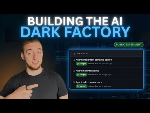Building an AI Dark Factory:  A Codebase That Writes Its Own Code, Live