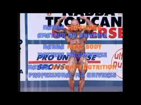 Bodybuilding DVD Trailer   1998 NABBA Universe 50th Year  The Men   The Show