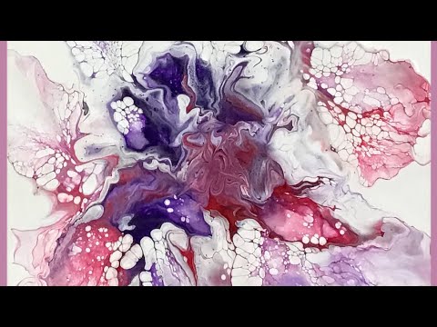(374) Air Swipe/Dutch Pour, Acrylic Painting, Fluid Art