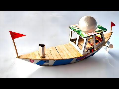 पेप्सी कैन से बना दिया Boat || Amazing Electric Boat With Pepsi Cans and DC motor DlY Boat