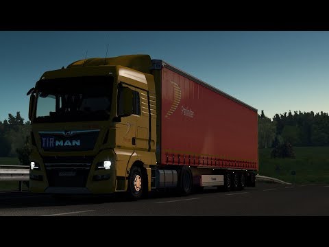 ETS 2 1.35 - ProMods 2.41 - MAN TGX 18.480 by MADster - Trip: Warsaw - Płock