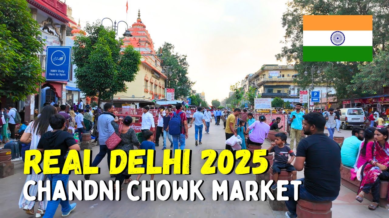 Immersive street-level walking tour through India (Market 20), India, showcasing authentic urban landscapes, local architecture, and the vibrant atmosphere of the city's neighborhoods