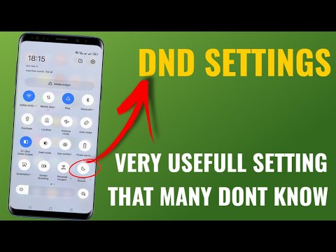Dnd Settings | How To Block All Notifications In Your Smart Phone | Do Not Disturb Mode | English