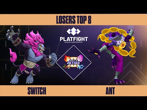 Switch vs Ant - Platfight 2024 - Rivals of Aether 2: Losers Top 8