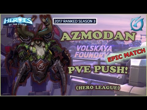 Grubby | Heroes of the Storm - Azmodan - PVE Build - HL 2017 S3 - Volskaya Foundry