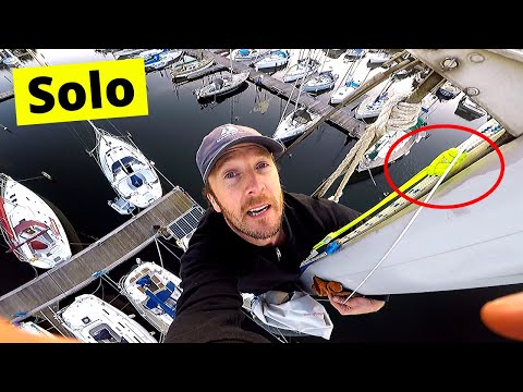 Climbing a Mast - Unassisted | ⛵ Sailing Britaly ⛵