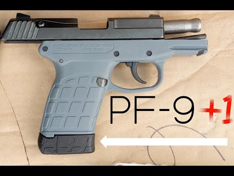 Kel-Tec PF9 +1 Magazine Extension Review PF9-808 BLK