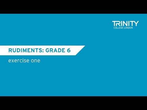 Trinity's Drum Kit Syllabus 2020 – 2023: Grade 6 - Exercise 1