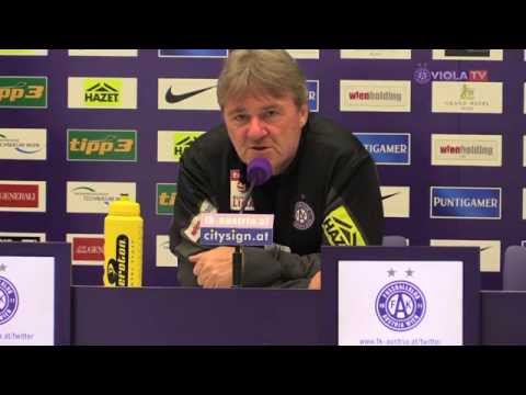 Pressekonferenz nach Cup-Finaleinzug und vor Wr. Neustadt