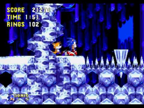 Ice Cap Zone Act 2 remade with Organya