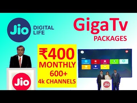 Jio GigaTv Lightning Packages | Jio 4k Channels & Packages | GigaTv Set-Top Box Apps