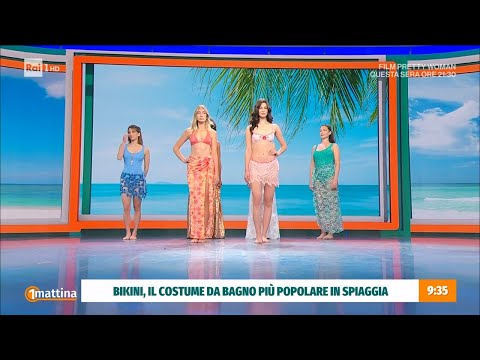 Costumi da bagno: le tendenze dell'estate 2025 - Unomattina 28/05/2025
