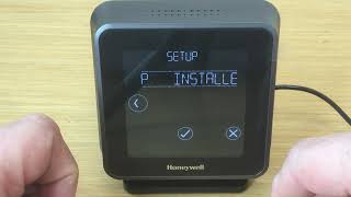Honeywell T6R Factory Reset and Mode set