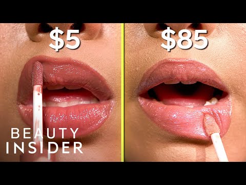 $5 vs. $85 Lip Gloss | How Much Should I Spend? | Beauty Insider