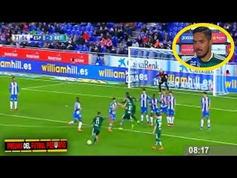 Gol de Vargas Espanyol vs Real Betis 0-3 Golazo Juan Vargas HD 03/03/2016