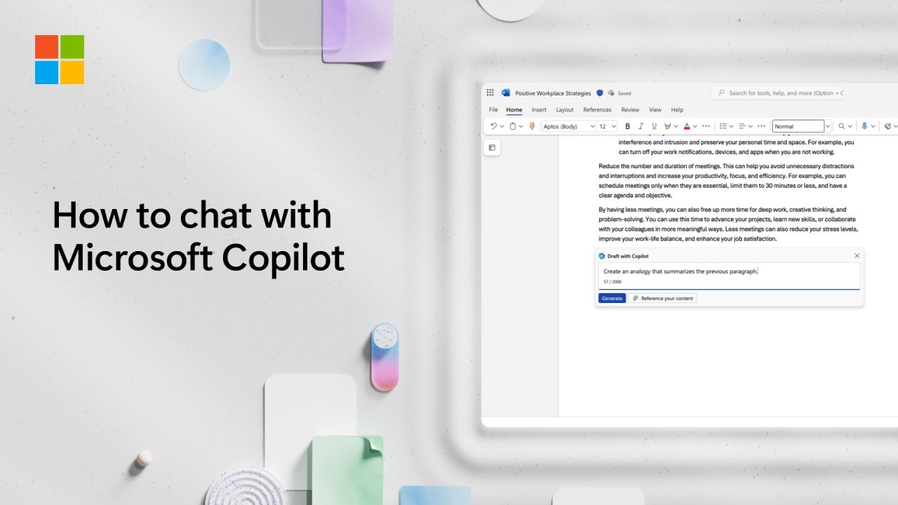 Master Microsoft Copilot: Chat & Get Results - Tutorial