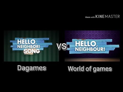 Hello neighbor song - Get out (dagames vs world of games)