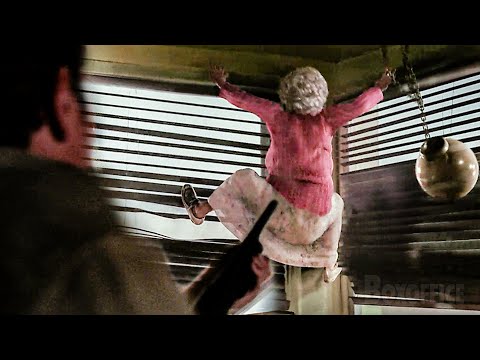 Possessed granny climbs to the ceiling! | Legion | CLIP