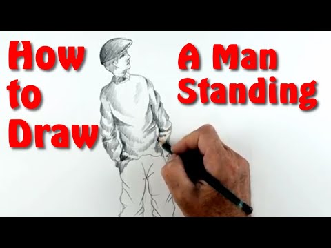 How to Draw a Man Standing In Simple Steps