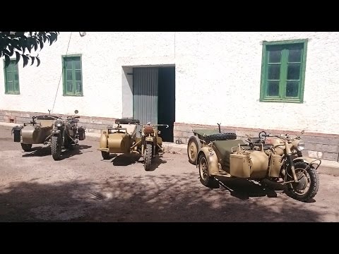 Moto 3X WH BMW R75 sidecar wehrmacht Saharan Africa WWII in the Civil War and World War II