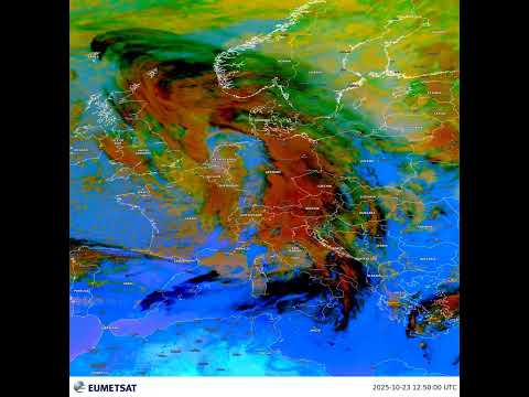Storm Joshua with MSG Dust 2025 10 23 00 00 2025 10 24 00 00
